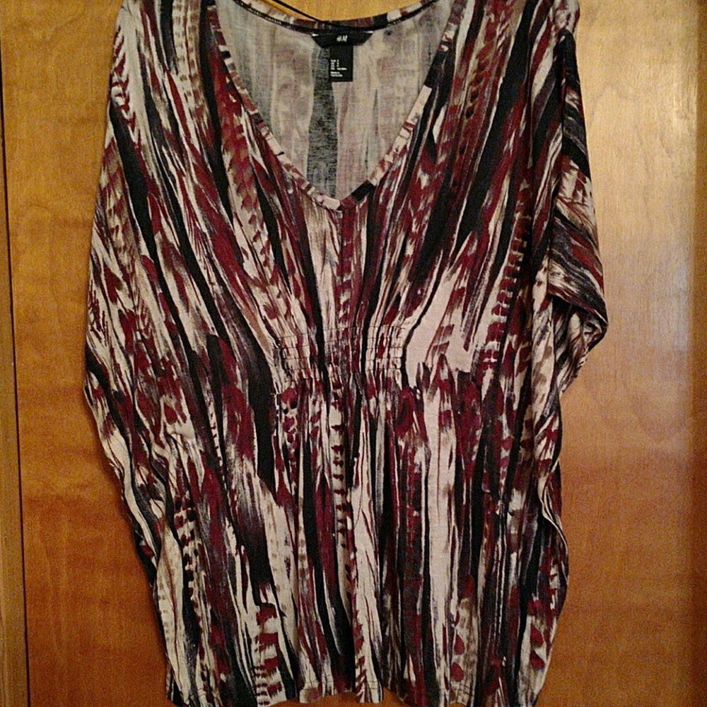 Open sleeve ruched top